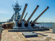 Guns Of Battleship New Jersey