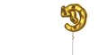 © Destrosvet - gold balloon symbol of history on white background