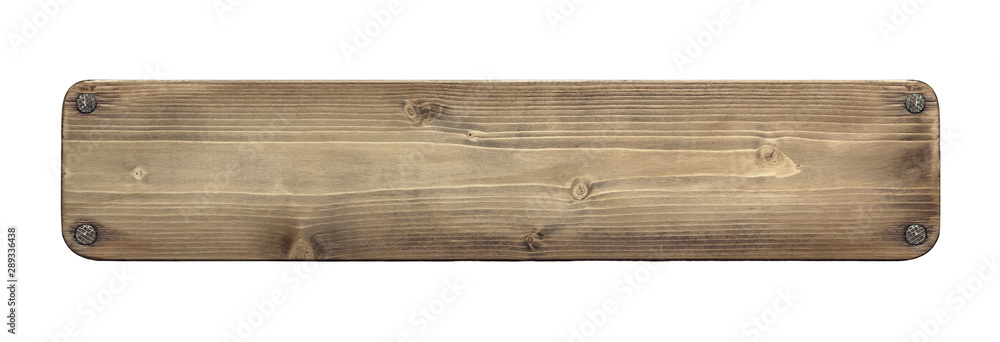 Rustic old wood board with nails - obrazy, fototapety, plakaty 