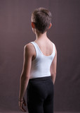 Fototapeta  - Ballet actor back view