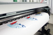 © ghazii - Advertising technology / digital printer prints on adhesive film / advertising