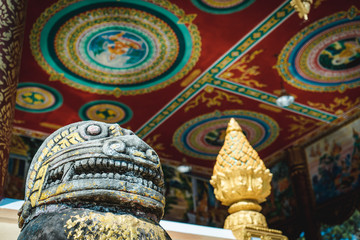 Wall Mural - Buddist temple in Vientiane, Laos, Asia