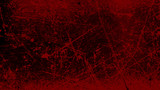 grunge halloween background with blood splash space on wall