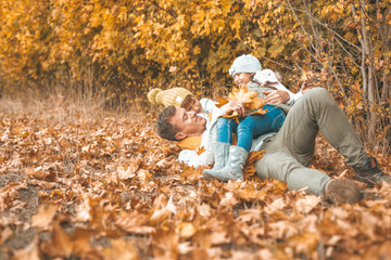 Sticker - Kinder im Herbst 