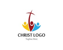 Christ Logo Or Icon Template Simple Creative Design