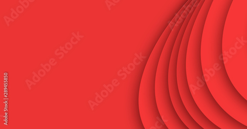Facebook Red Banner Mockup Red Abstract Corporate Banner Template
