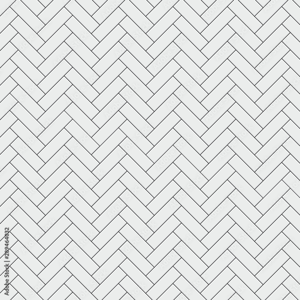 Rectangular Herringbone Pattern Dimensions Seamless pattern with modern rectangular herringbone white tiles ...