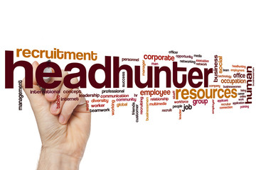 Poster - Headhunter word cloud