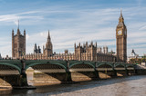 Fototapeta Big Ben - Westminster Bridge and Big Ben in London