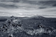 Gesteinsformation im Lavafeld am Hang des Vulkans Hekla