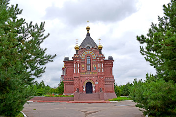 Wall Mural - The Church of Alexander Nevsky in Mikhailovskaya Sloboda was built in the early twentieth century and is the only surviving Church of Suzdal in the pseudo-Russian style. Suzdal, Russia, August 2019.