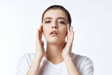 Wall Mural - portrait of young woman