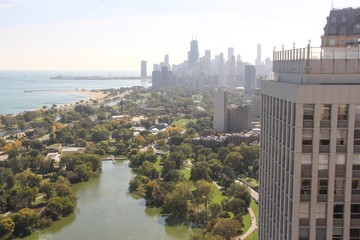 Wall Mural - Chicago by the lake