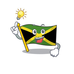 Poster - Have an idea jamaica flag folded in character drawer