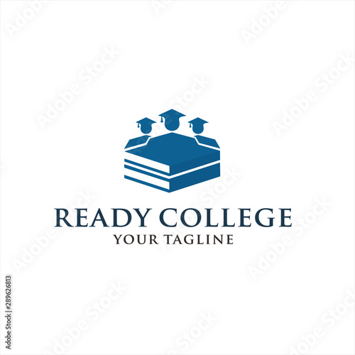 Student Book Logo Design Inspiration Buy This Stock Vector And Explore Similar Vectors At Adobe Stock Adobe Stock