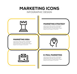 Canvas Print - MARKETING ICON SET