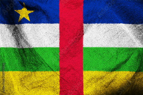 中央アフリカ共和国国旗 Stock Illustration Adobe Stock