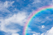 © pushish images - Rainbow and blue sky background