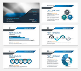 Wall Mural - template presentation slides background design