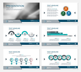 Wall Mural - template presentation slides background design
