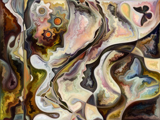 Wall Mural - Conceptual Living Canvas