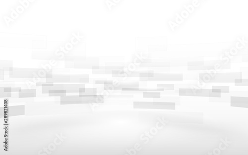 Abstract white rectangles motion background. vector design