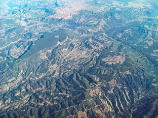  Turkey landscape view from the plane