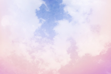 Wall Mural - Cloud background with a pastel colour 