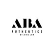 Illustration of the letters ABA which are formed modern for the needs of fashion brands logo design