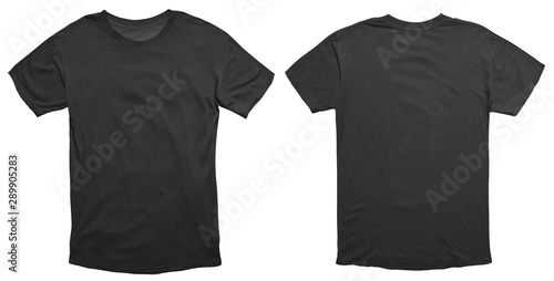 Fotomural Black Shirt Design Template