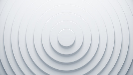 Wall Mural - 3d rings render illustration. abstract geometric background for business template. simple and creati
