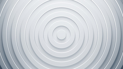 Wall Mural - 3d circles render illustration. clean, bright abstract background. geometric texture concept for bus