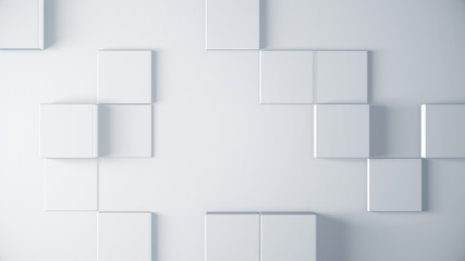 Wall Mural - clean and modern surface with cubes. geometric mosaic texture. abstract background concept for busin