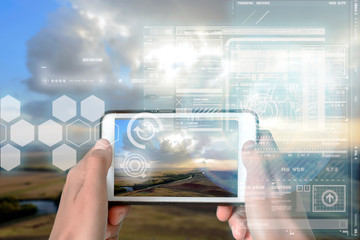 augmented reality device using smart technology