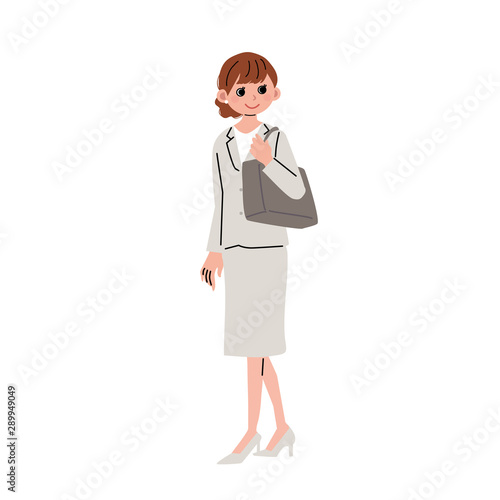 ビジネススーツの女性 人物 全身 イラスト Buy This Stock Vector And Explore Similar Vectors At Adobe Stock Adobe Stock