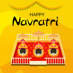 Wall Mural - Happy Navratri