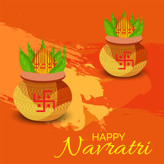 Canvas Print - Happy Navratri