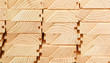 © yunava1 - End view of stacked lumber.