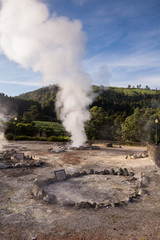 Hot springs in Furnas, Sao Miguel