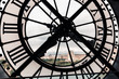 27 July 2019, Paris, France: Famous Clock at the Orsay Museum interior