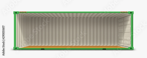 Cuadros en Lienzo container without side wall on white