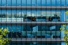 Glass Facade Of An Office Building