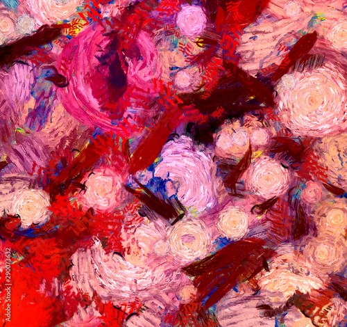 Abstract watercolor texture background. Oil painting style