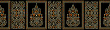 Seamless Border Based On Traditional Asian Element
