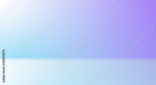 Abstract background with blue pastel shades and gradient effect. 3D Rendering