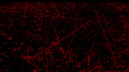 grunge halloween background with blood splash space on wall