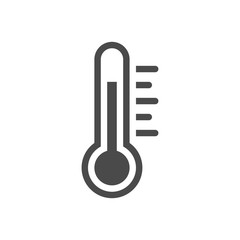 flat temperature icon