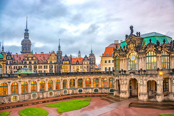 Wall Mural - Zwinger Palace in historical center of the old city of Dresden. Saxony, Germany.