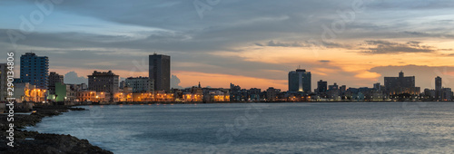 Panorama of La Habana city, Cuba Wallpaper Mural