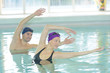 training on synchronize water dancing